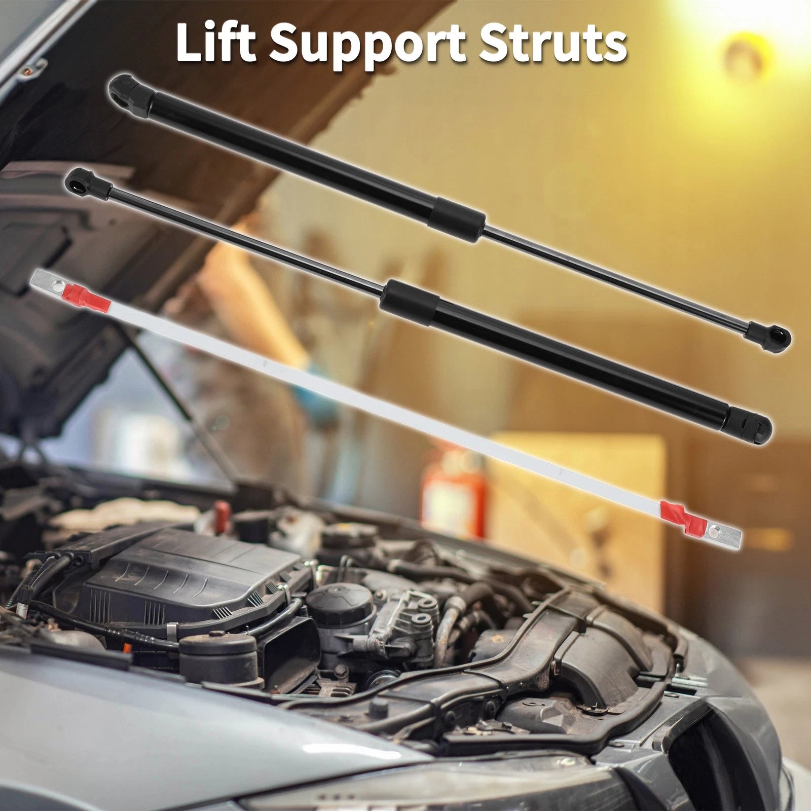 Front Hood Lift Supports Struts Gas Spring for Ford Bronco (2021–2024)
