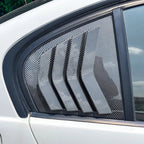 2x Window Louver Shutter Cover Carbon Look for E90 3 Series Sedan (2005–2013)