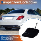 Rear Car Bumper Tow Hook Cover for Mercedes-Benz (2016–2020) No.A2058850224 Caliche Blue