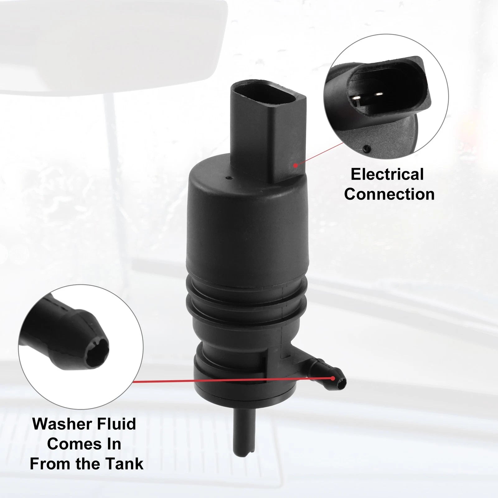 Windshield Washer Pump 67128362154 2108690821 for BMW 1 Series (2014–2020)
