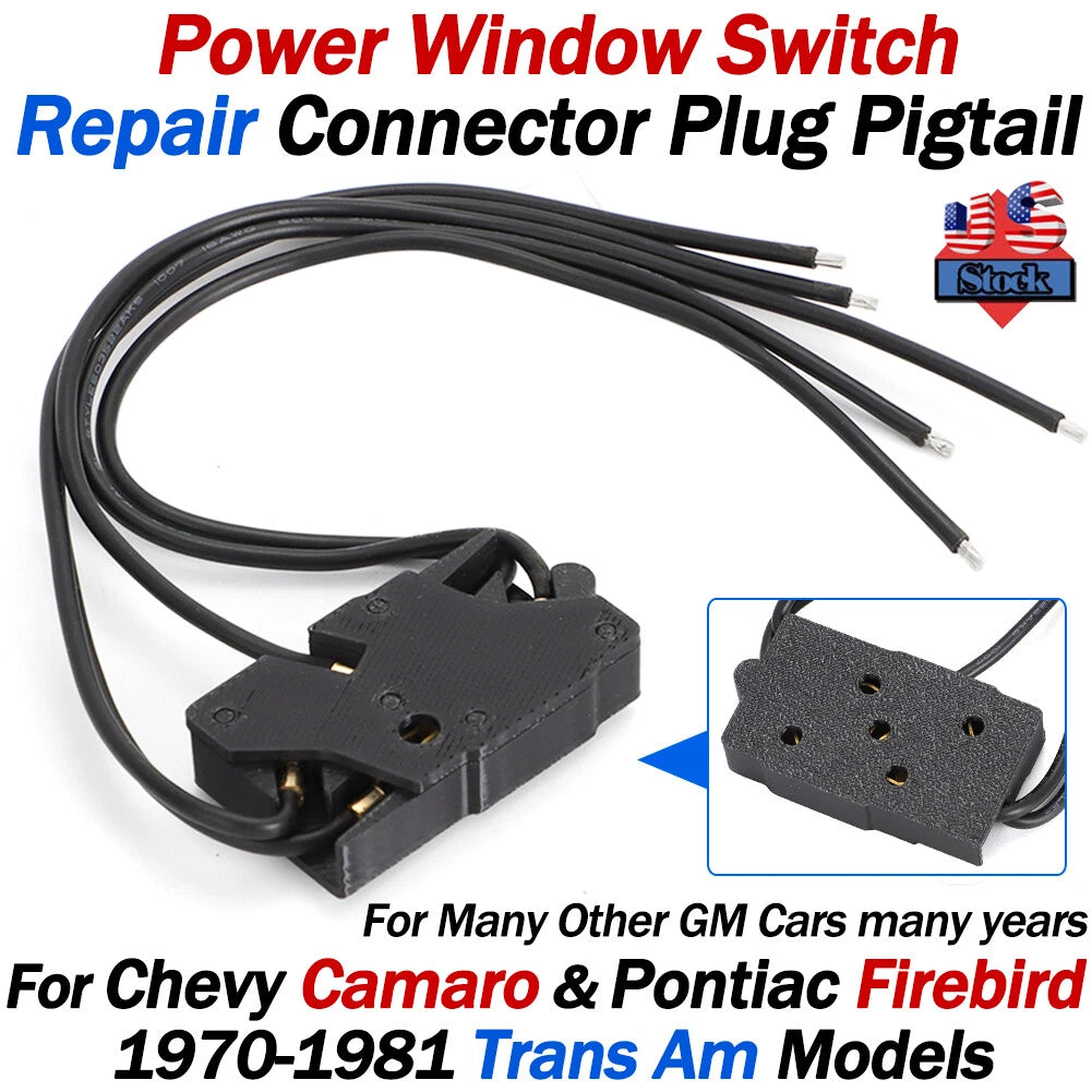 Power Window Switch for Chevy Camaro Firebird (1970–1981)