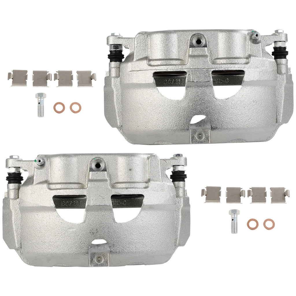Set of 2 Front Brake Calipers for Ford E-150 (2008–2014)