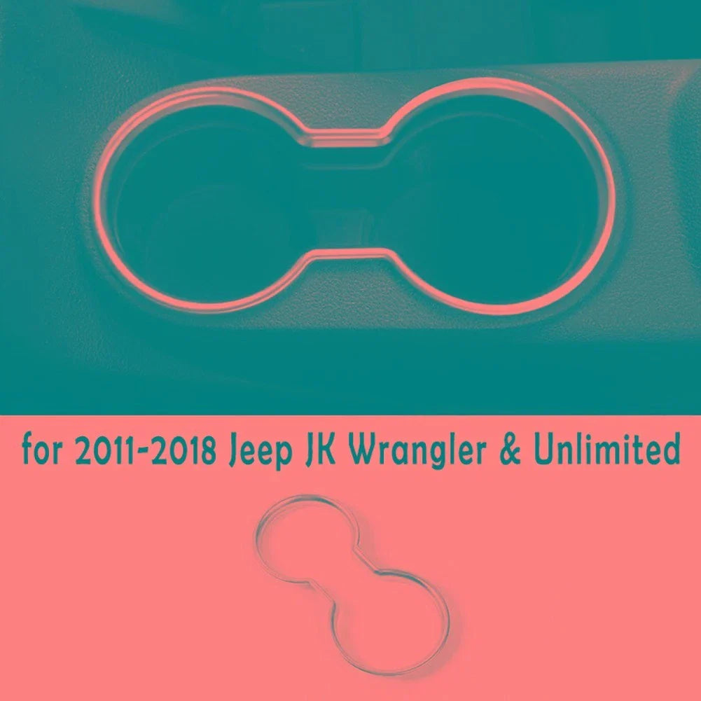 Cup Holder Trim / Silver / Center Decoration for Water (2011–2018)