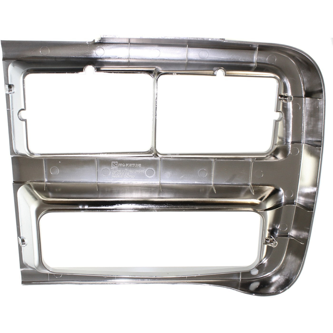 Headlight Door for Chevrolet G30, G20, G10, P30 (1992–1996) RH Chrome