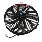 16 Inch Slim Electric Radiator Cooling Fan with Mount Kit