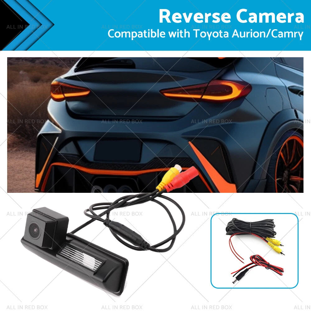 Rear View Backup Camera for Toyota Aurion Camry (2007–2012)