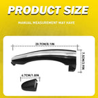 Exterior Door Handle Rear L/R for Hyundai Azera (2006–2011)