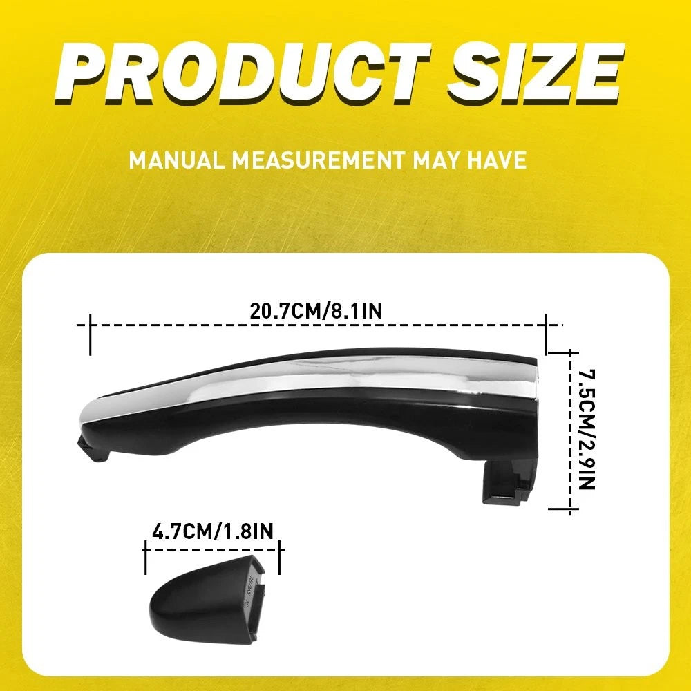 Exterior Door Handle Rear L/R for Hyundai Azera (2006–2011)