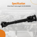 Drive Shaft Propeller Assembly for Toyota Pickup L4 2.4L 1986–1988 4WD 938-706