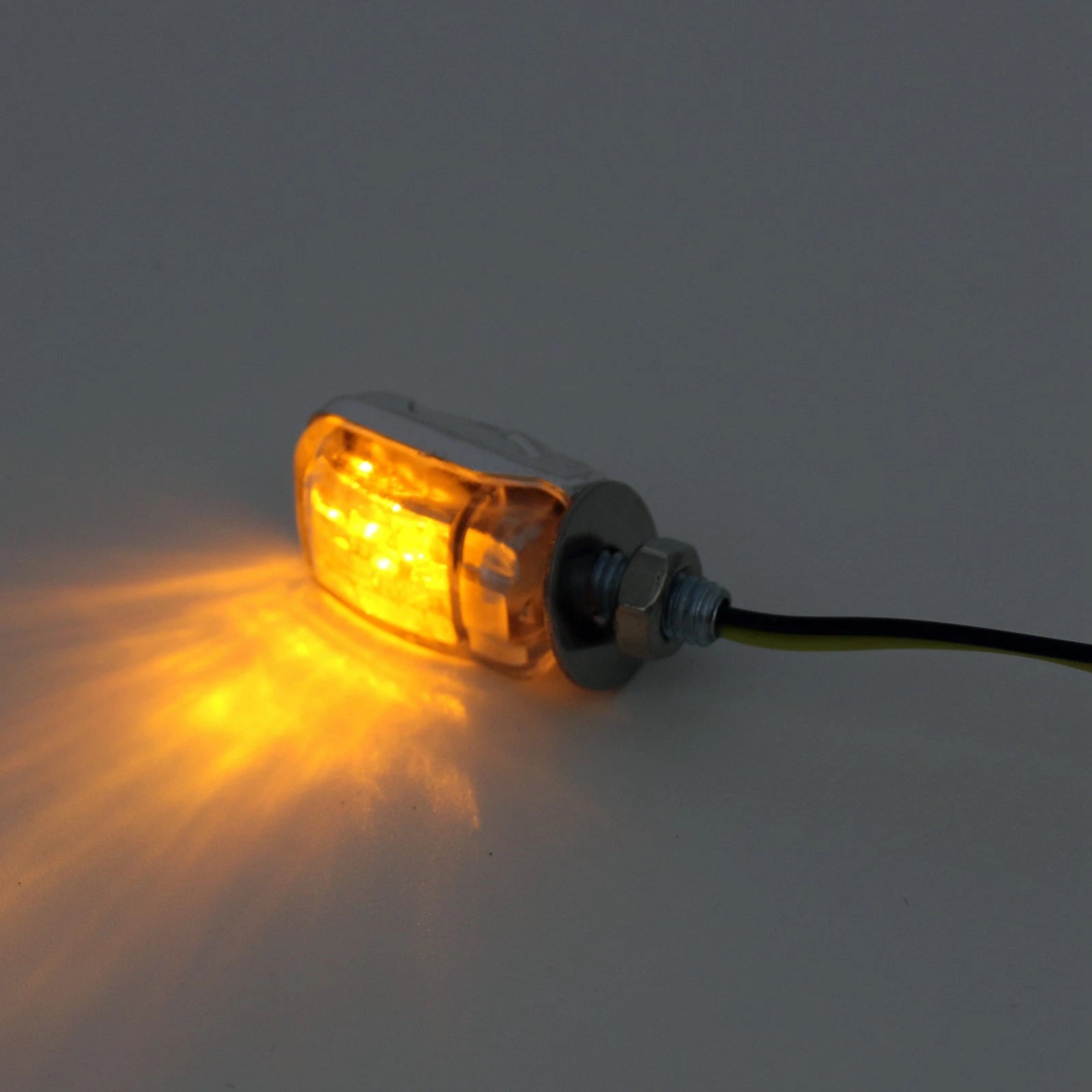 LED Black Micro Mini Turn Signal Indicators for Motorcycle