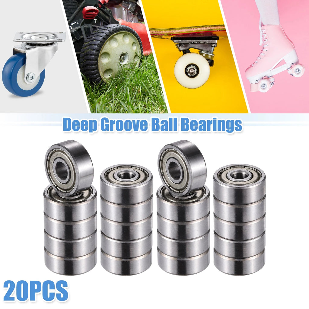 20pcs 624ZZ Deep Groove Ball Bearings for Various Models 