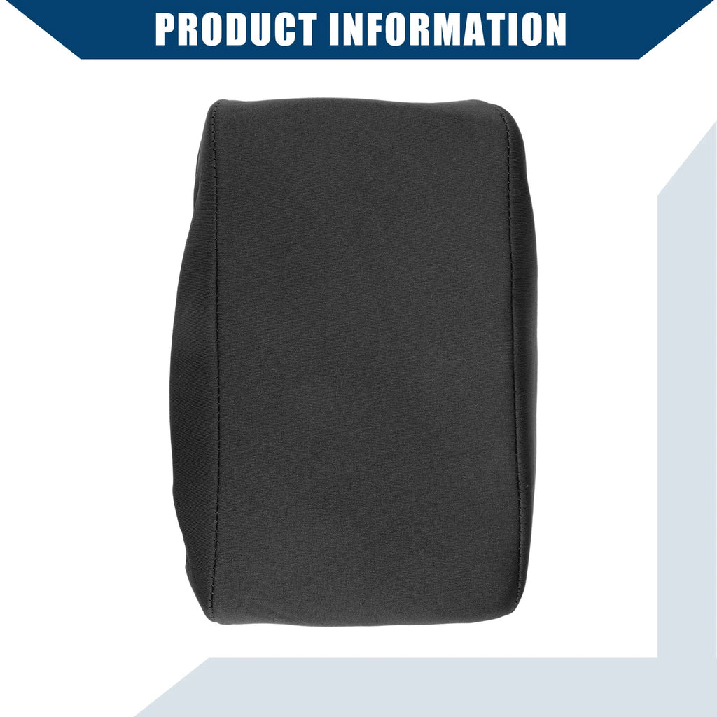 Center Console Armrest Cover for Ford Focus (2015–2018) Neoprene Black