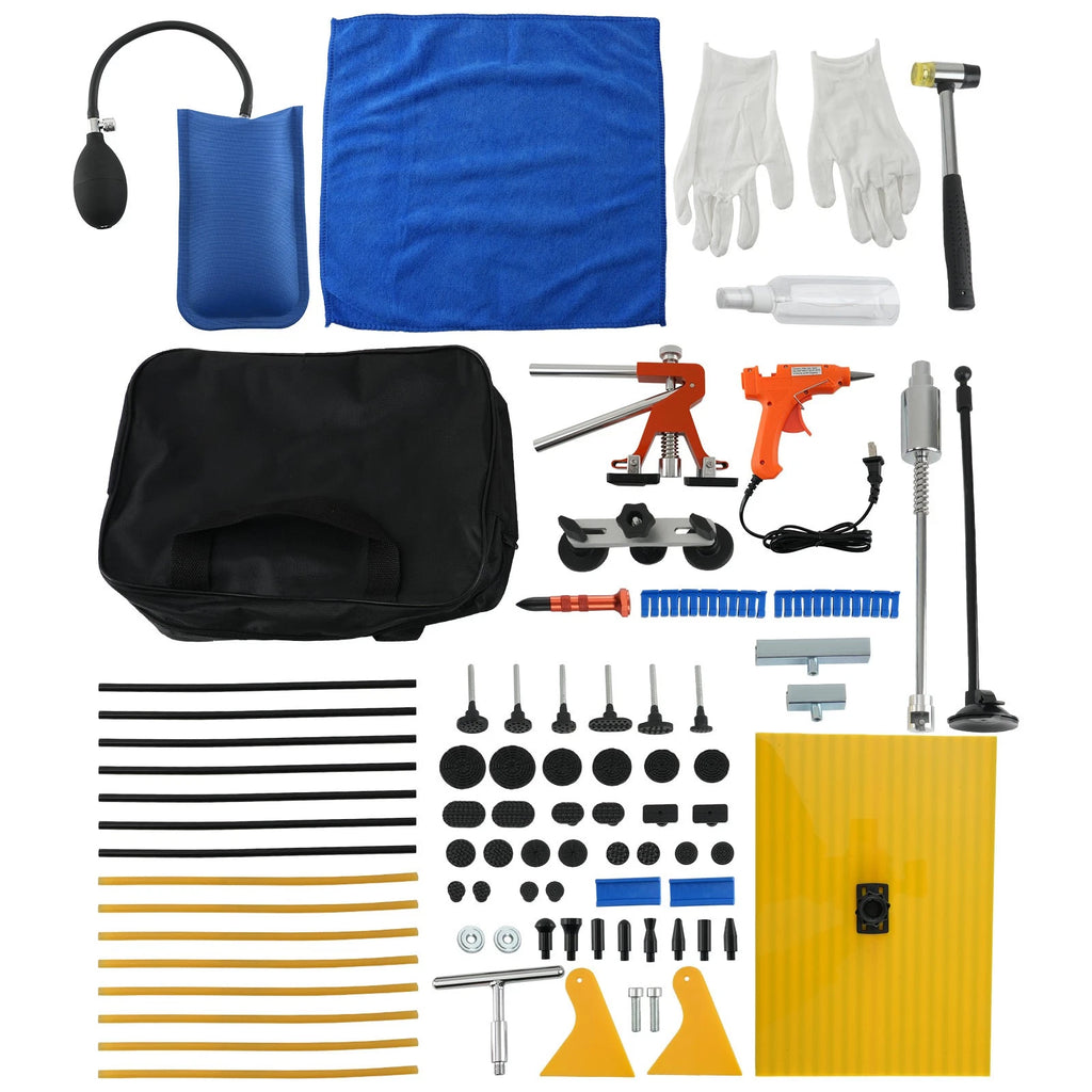 Golden Dent Kit for PDR Repair Tool Puller Lifter Hammer for Auto (—)