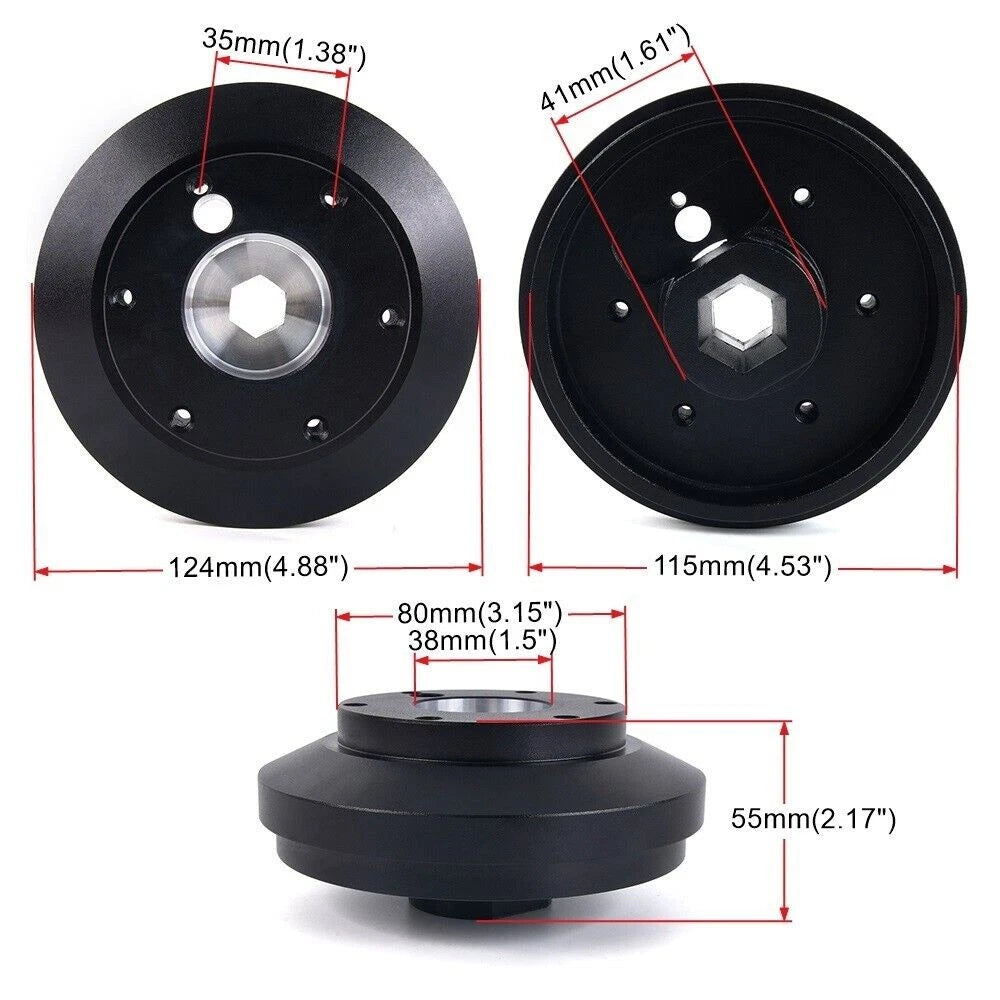 Steering Wheel Hub Adapter Kit for Ford Mustang (2005–2019)
