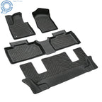 TPE Floor Mats Liners for Ford Explorer (2020–2025) All Weather Black
