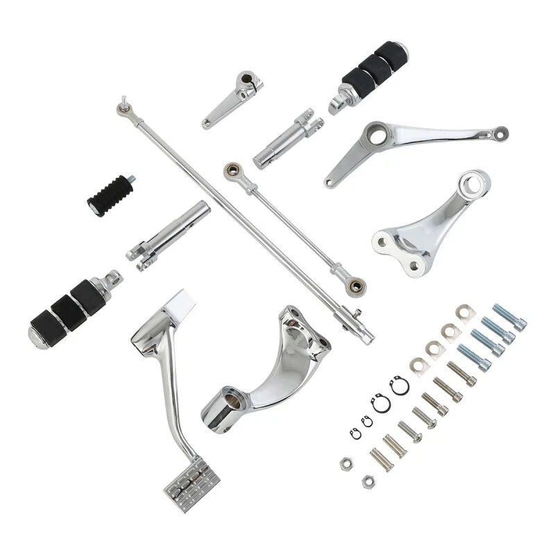 Chrome Forward Controls Lever Linkages for Harley Sportster 1200 883 (2014–2022)