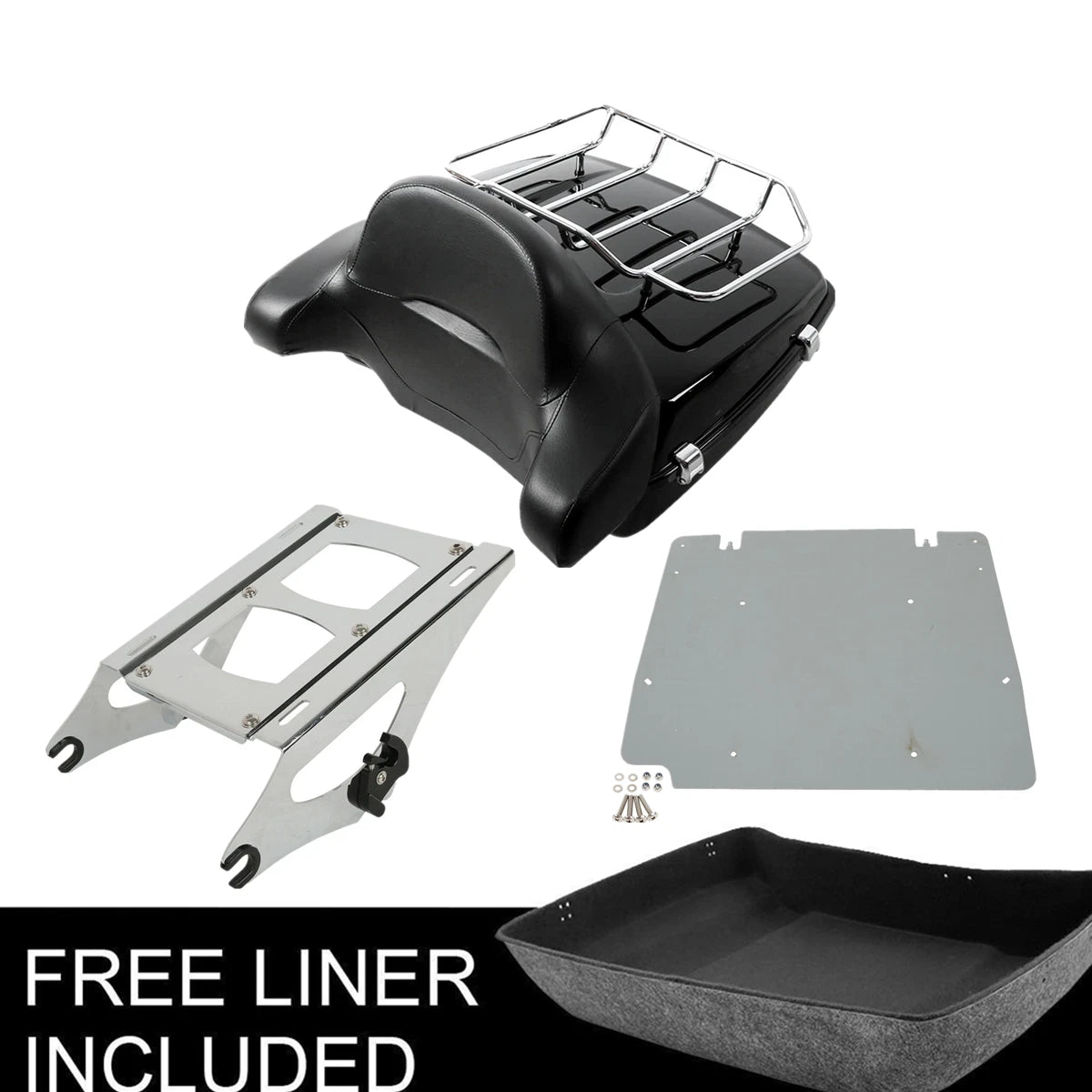 Chopped Trunk Backrest for Harley Touring Road Glide (2014–2023)