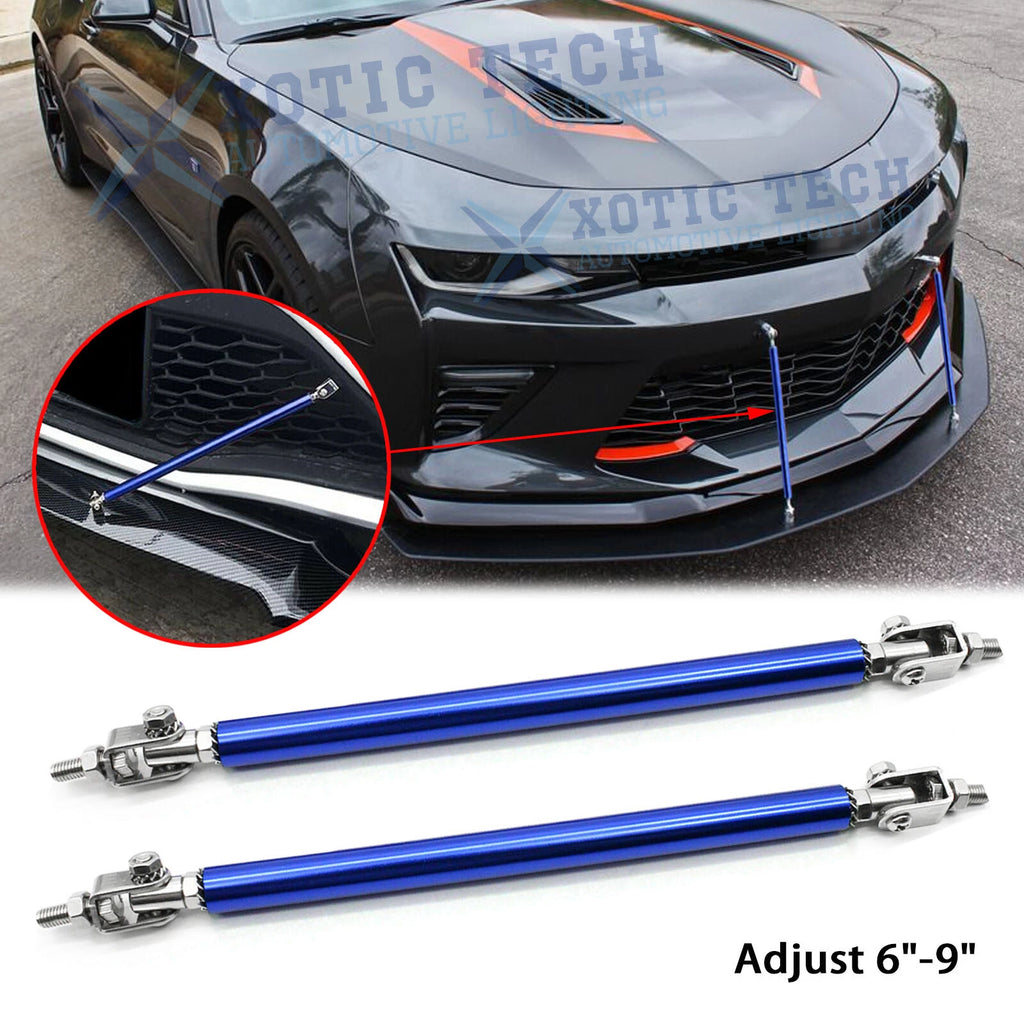 Adjustable Front Bumper Racing Splitter Strut Bars for Chevy Camaro (2010–2024)