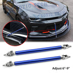 Adjustable Front Bumper Racing Splitter Strut Bars for Chevy Camaro (2010–2024)