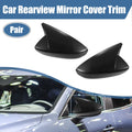 1 Pair ABS Carbon Fiber Pattern Rearview Mirror Cover for Mazda 3 (2020)