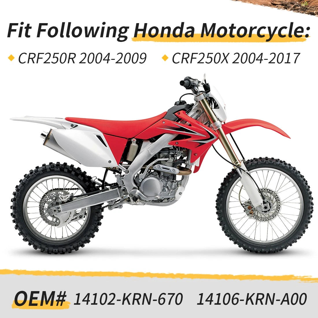 Decompression Weight Spring for Honda CRF250R CRF250X (2004–2017) 14102-KRN-670