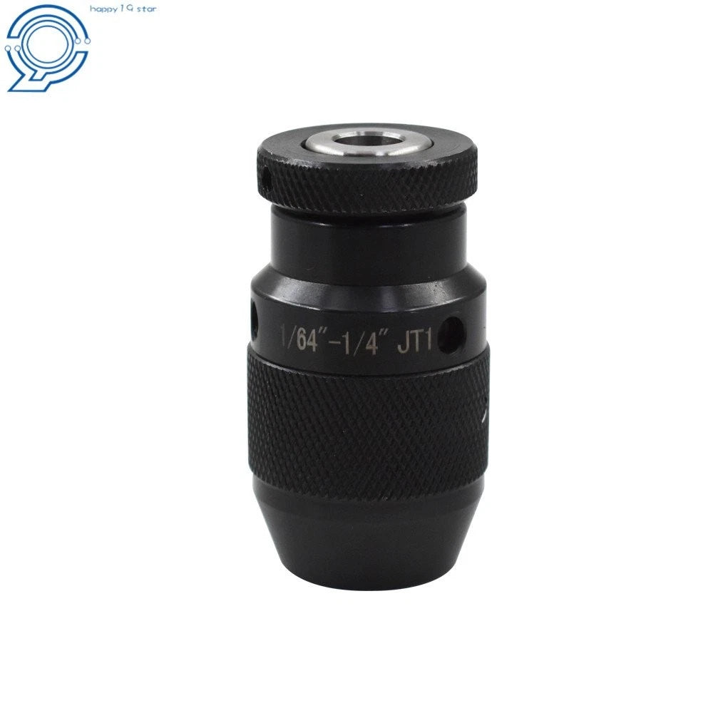 1JT Pro-Series Keyless Drill Chuck for Heavy Duty CNC Machines (1/64-1/4")