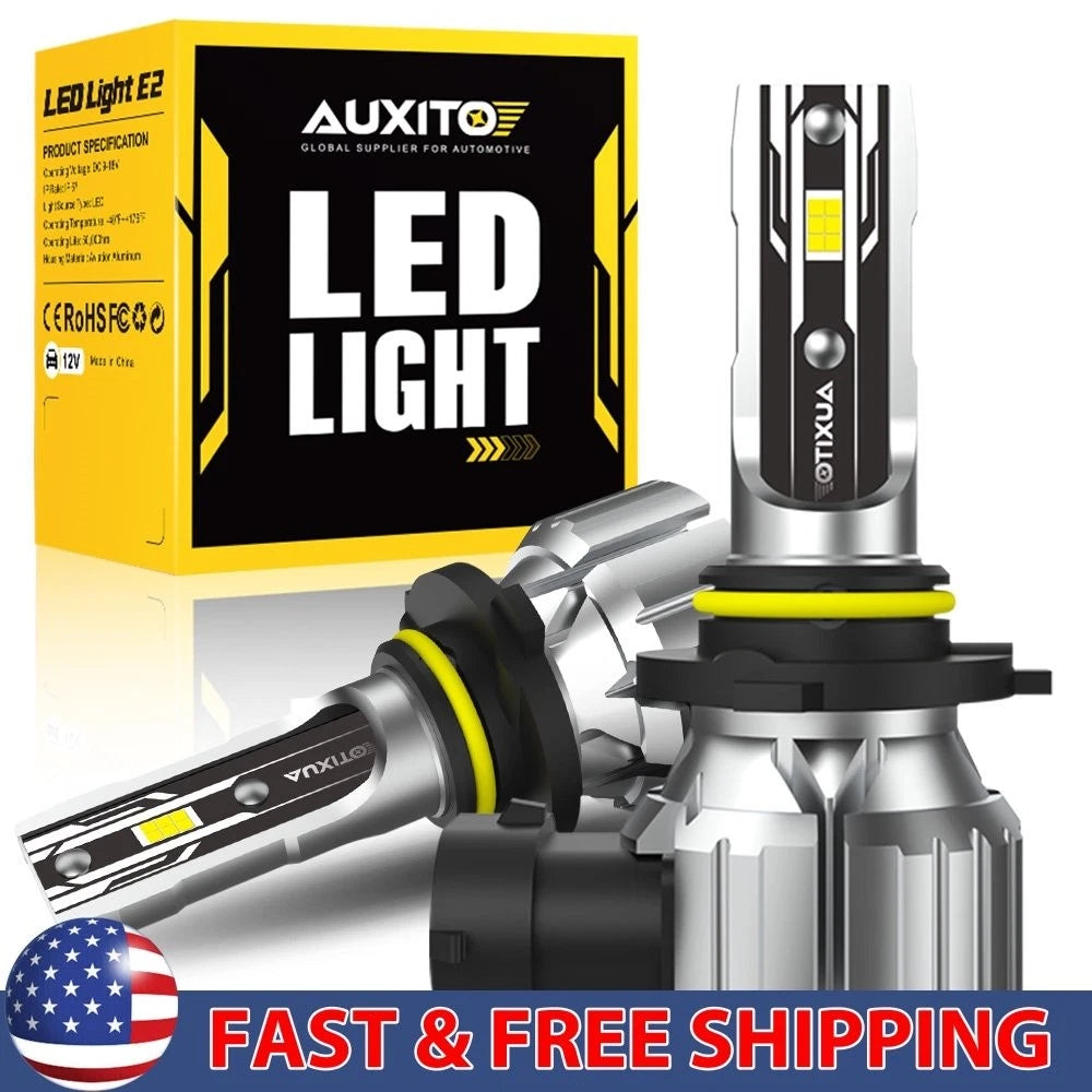 2X 9005 LED Headlight Bulbs for Honda