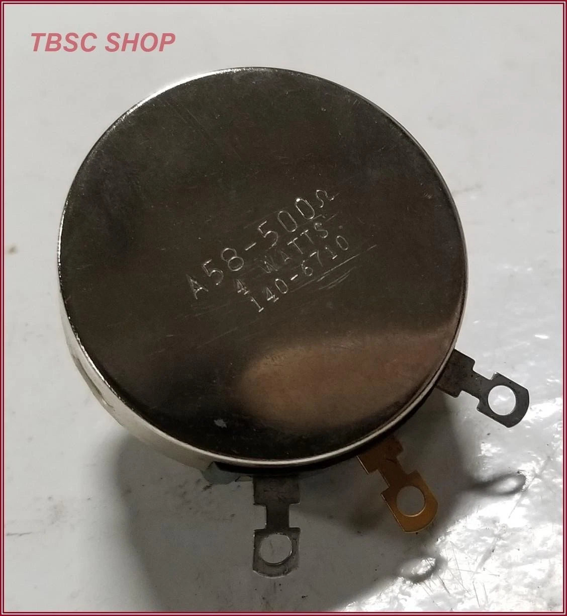 A58-500 Ohm Wire Wound Pick A Shaft for Clarostat (Vintage)