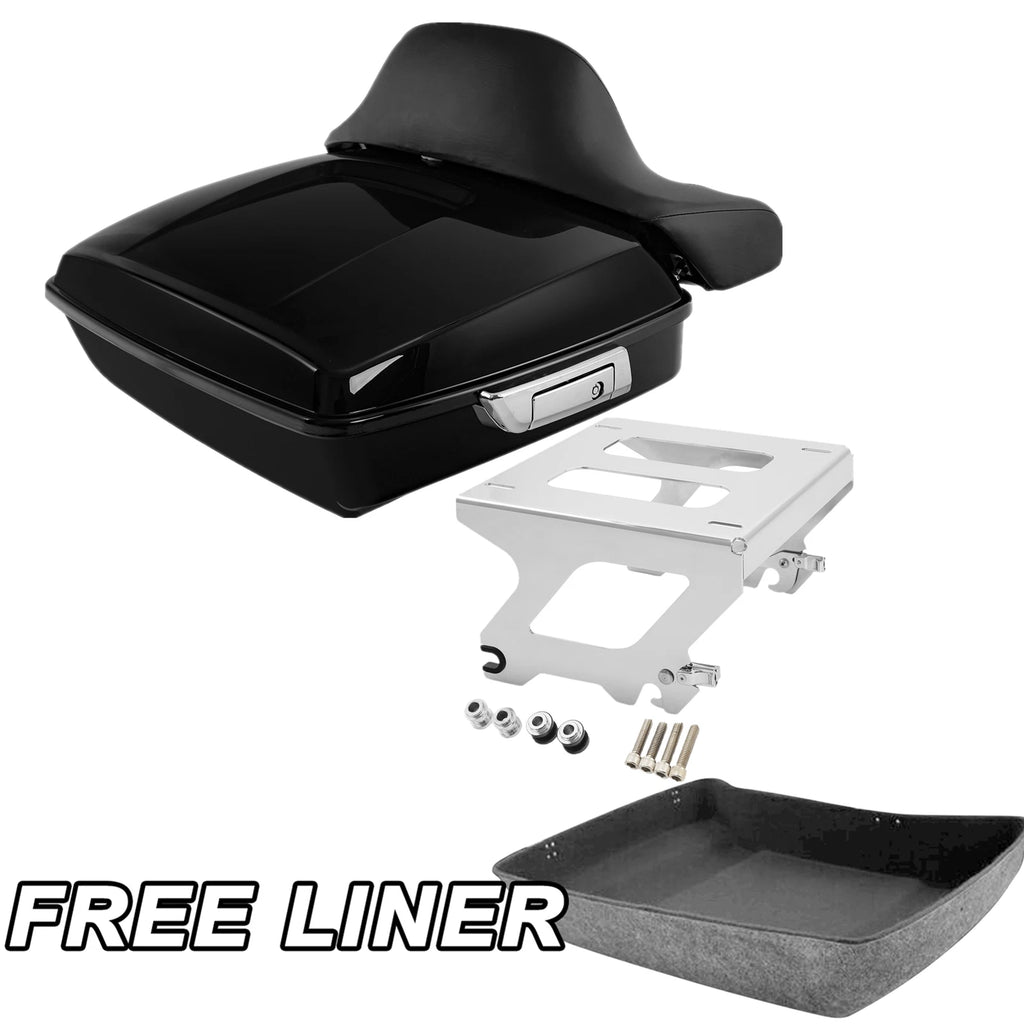 Chopped Trunk Backrest Pad for Harley Sport Glide FLSB (2018–2025)