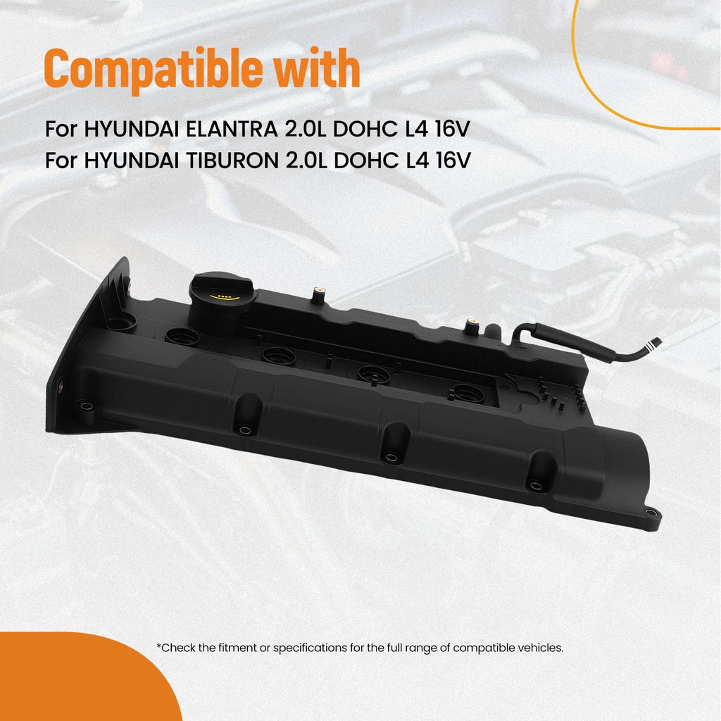 Plastic Valve Cover for Hyundai Elantra 2.0L (2002–2004) 22410-23762