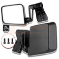 Set of 2 Manual Side View Mirrors for Jeep Wrangler (1987–2002)