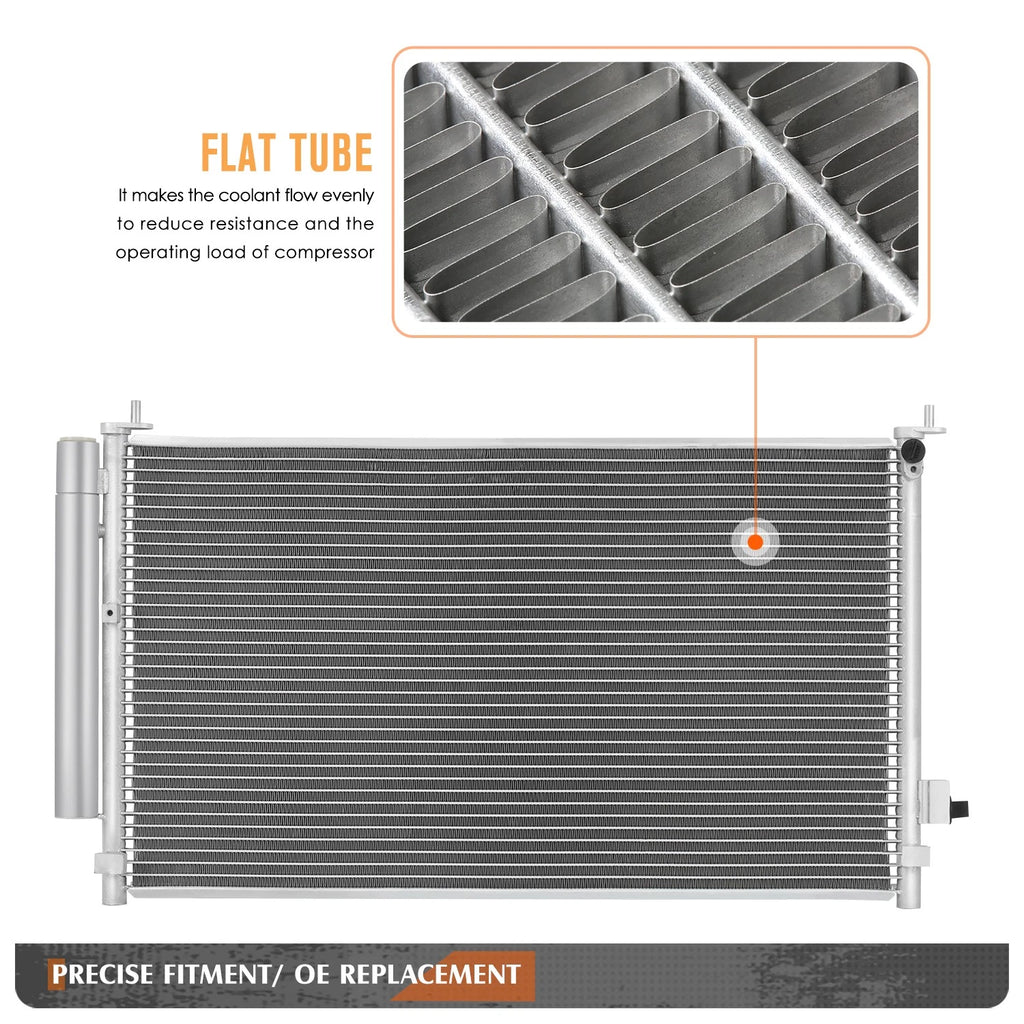 A/C Condenser for Honda Civic 1.8L Coupe (2006–2011) Aluminum Core