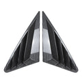 Rear Window Louvers for Audi A3 8Y Sedan (2021–2024) Black