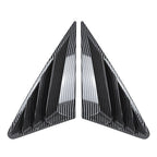 Rear Window Louvers for Audi A3 8Y Sedan (2021–2024) Black