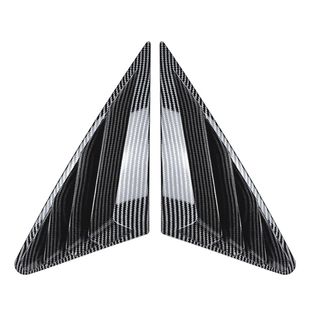 Rear Window Louvers for Audi A3 8Y Sedan (2021–2024) Black
