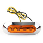 4 x LED Side Clearance Marker Lights for Car Truck Trailer 12V 24V