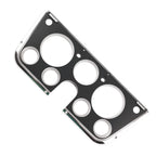 Dash Cover Panel for Chevy C10 Truck (1967–1972) Black Chrome Bezel Trim