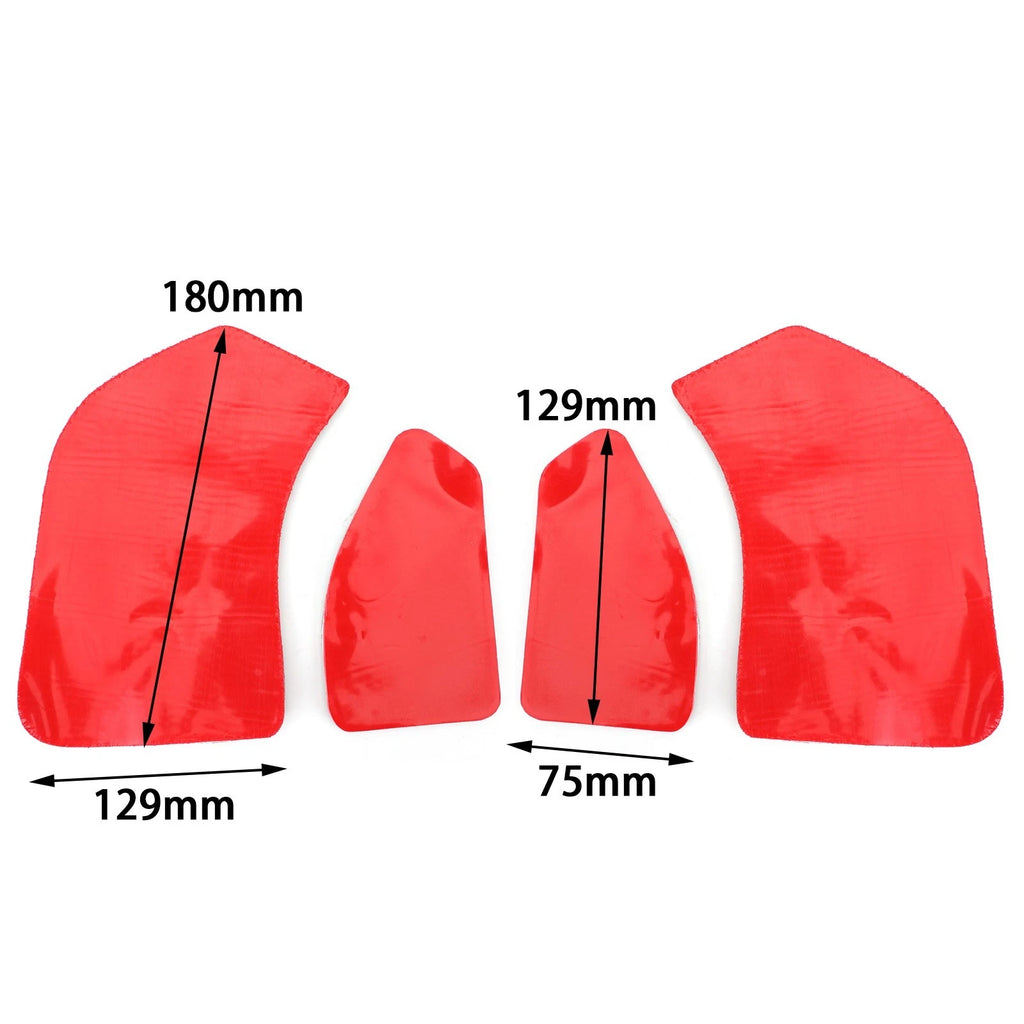 4X Side Tank Traction Grip Pads for Ducati Panigale V4 1100 (2018–2020) Rubber