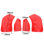 4X Side Tank Traction Grip Pads for Ducati Panigale V4 1100 (2018–2020) Rubber