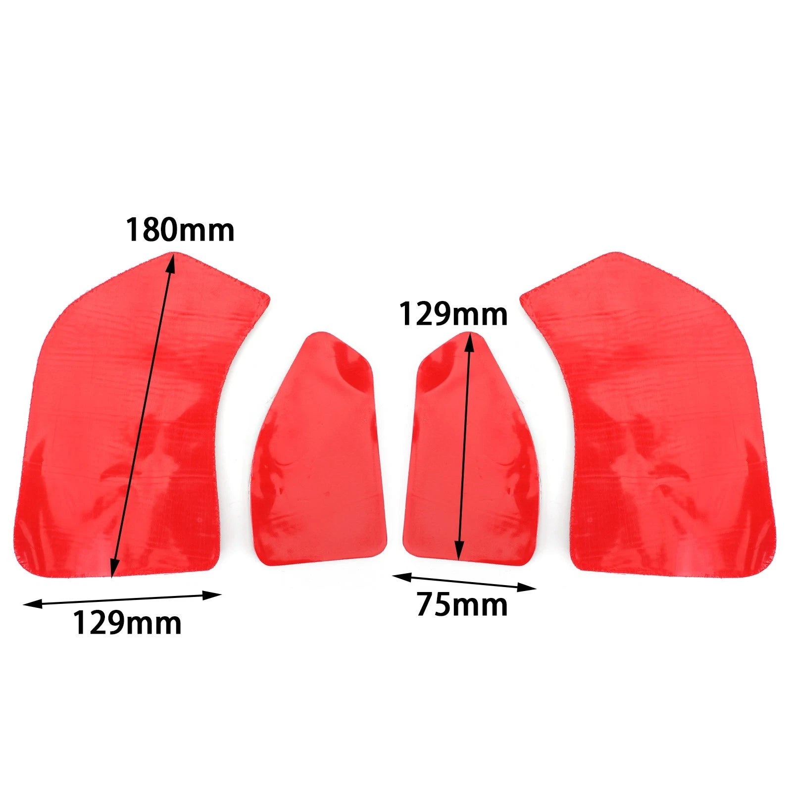 4X Side Tank Traction Grip Pads for Ducati Panigale V4 1100 (2018–2020) Rubber