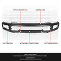 Front Bumper Face Bar for Ford F-250 F-350 SD (2023–2026) w/ Park Sensor Holes