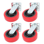 Set of 4 Heavy Duty 6 Inch Swivel Caster Wheels for Various Models