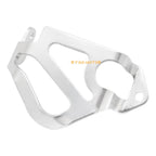Rear Brake Caliper Guard Silver for Honda CR125R CR250R CR500R (1987–2001)