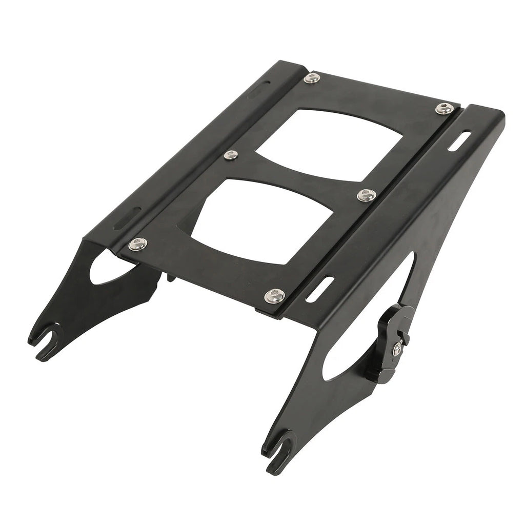 2X Black Detachable Two Up Mounting Rack for Harley Touring Road Glide (2014–2026)