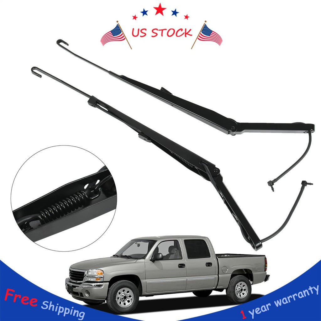Pair Windshield Wiper Arms for Chevy Tahoe GMC Yukon Suburban 