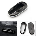 Carbon Fiber Pattern Smart Key Fob Hard Shell Case for Tesla Model S (2012–2018)