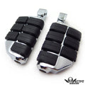 Chrome Dually Footpegs for Yamaha V-Star 650 1000, Royal Star, V-Max, Virago