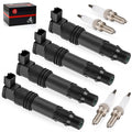 Set of 4 Ignition Coils Iridium Spark Plugs for Suzuki Boulevard C109R M109R (2006–2019)