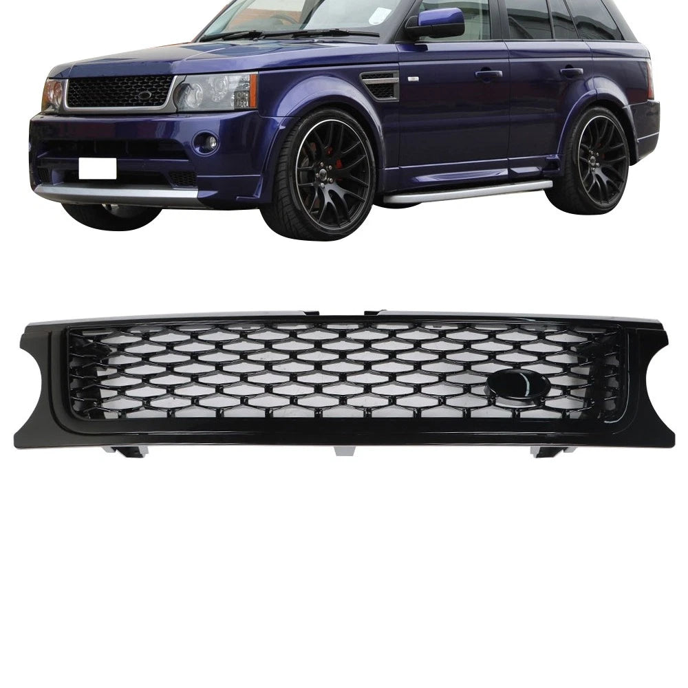 Front Upper Grille Replacement Set for Range Rover Sport (2010-2013) Black