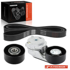 3X Serpentine Belt Drive Component Kit for Chevy Colorado (2004â2012)